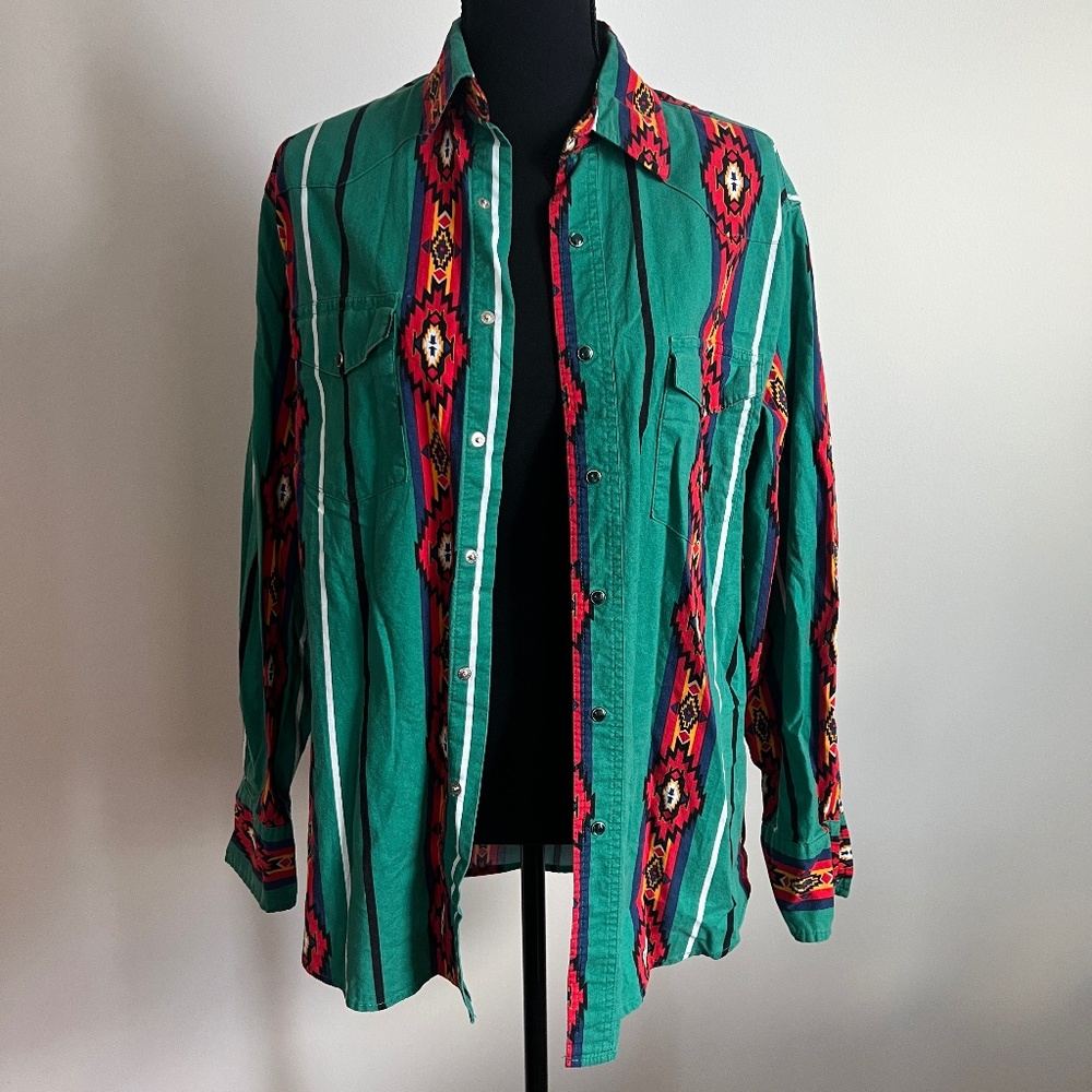 Vintage Wrangler Button Down
